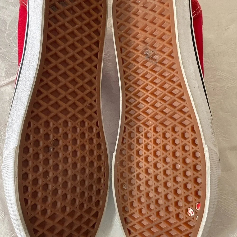 Vans Sneakers Men’s Classic Retro Red Suede Shoes Skater 8.5 - Picture 7 of 7